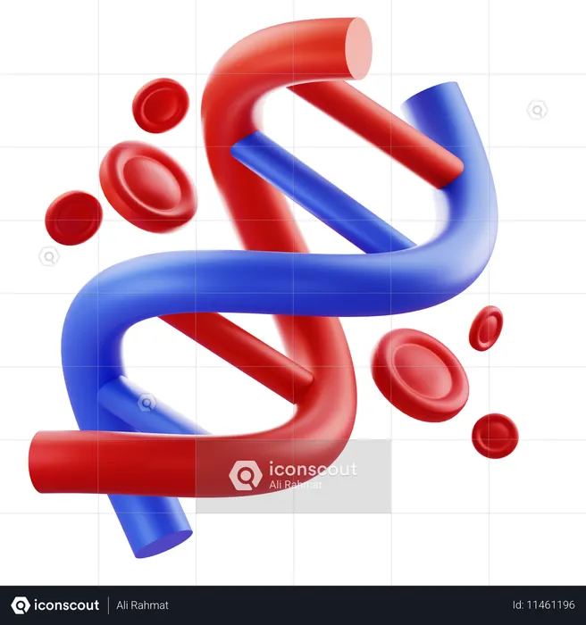 DNA  3D Icon