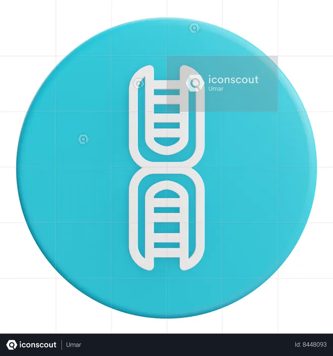 DNA  3D Icon