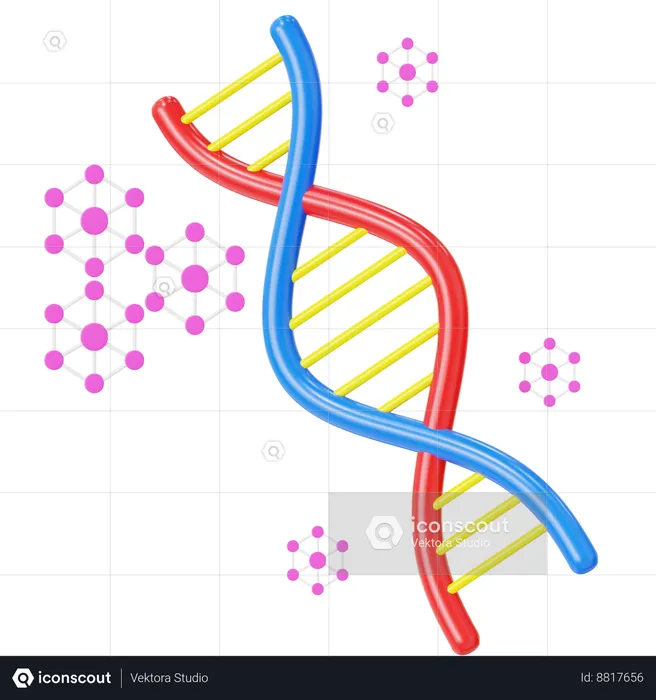 Dna  3D Icon