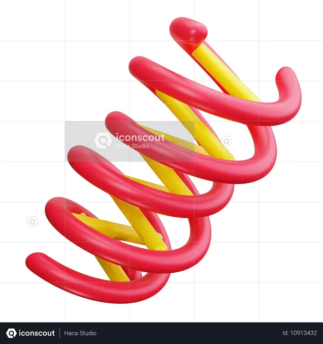 Dna  3D Icon