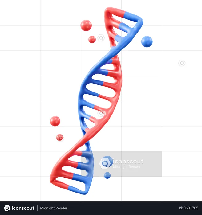 Dna  3D Icon