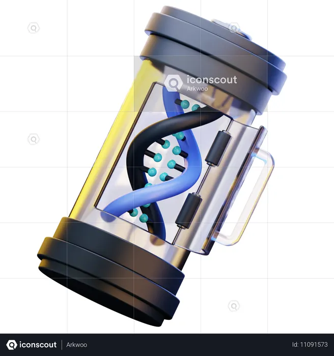 Dna  3D Icon