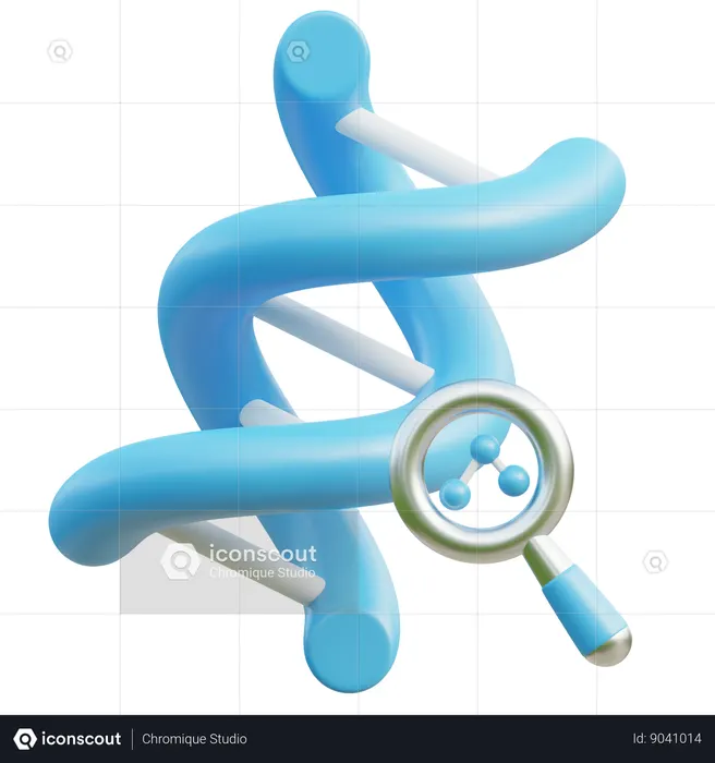 DNA  3D Icon