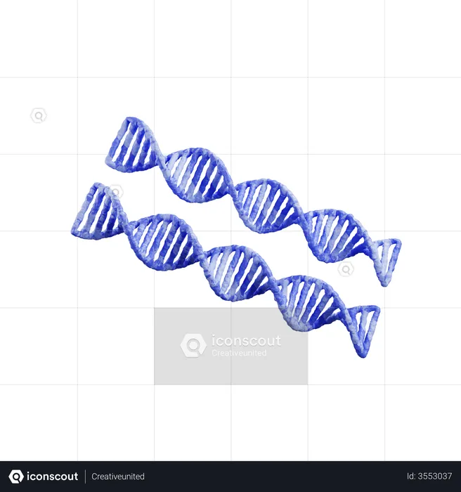 Dna  3D Illustration