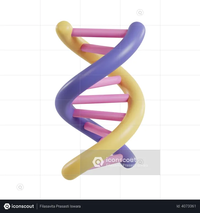 DNA  3D Illustration