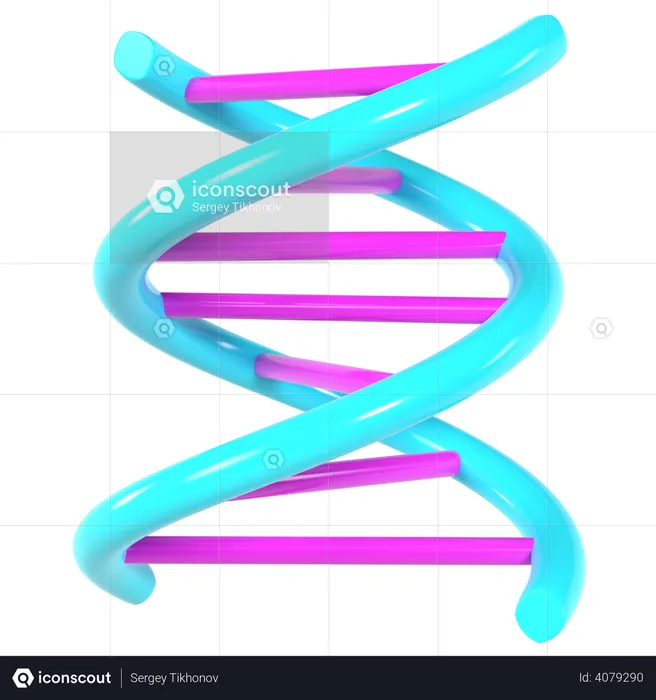 DNA  3D Illustration