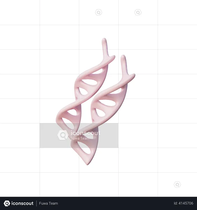 DNA  3D Illustration