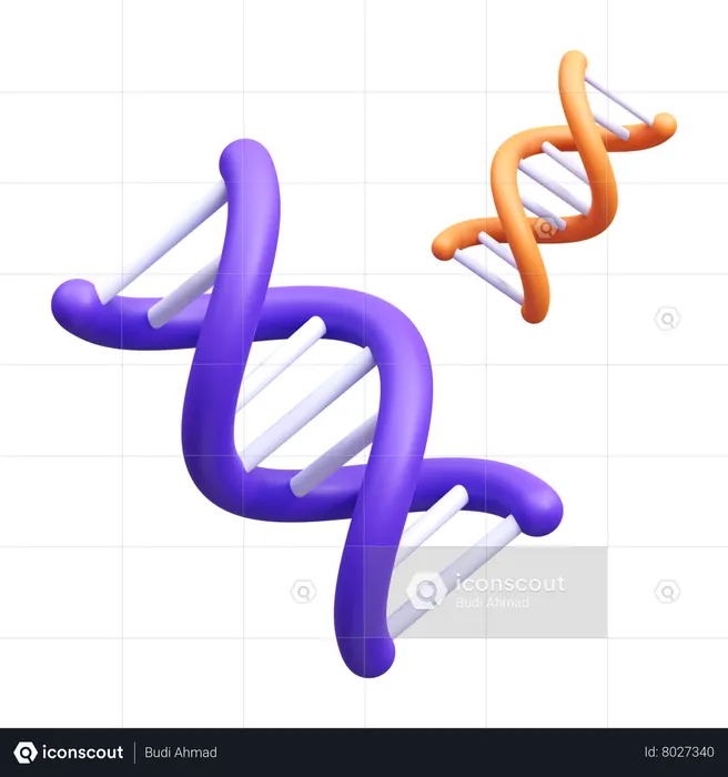 Dna  3D Icon