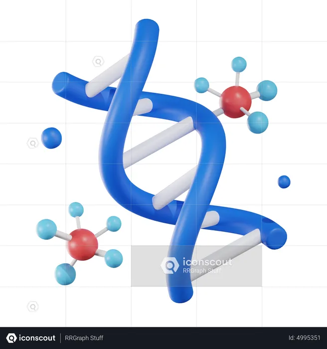 Dna Molecule  3D Icon