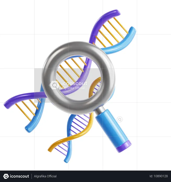 Dna Research  3D Icon