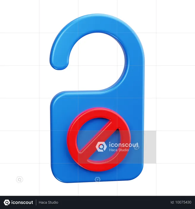 Do Not Disturb  3D Icon