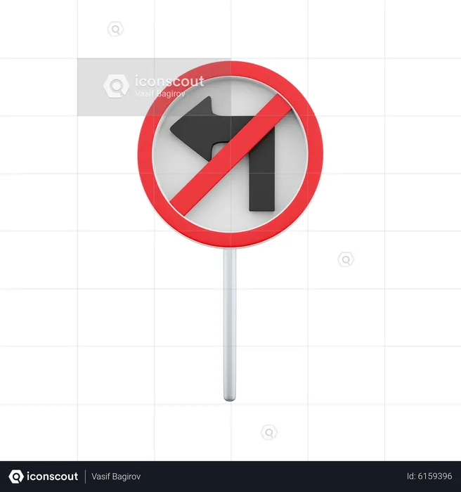 Do Not Rotate Left  3D Icon