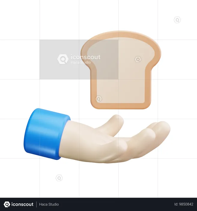 Doação de alimentos  3D Icon