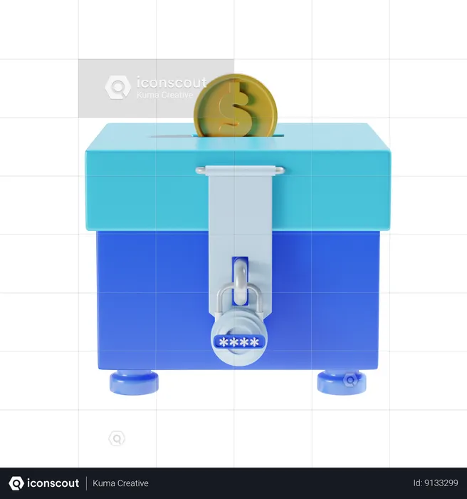 Doação de dinheiro  3D Icon