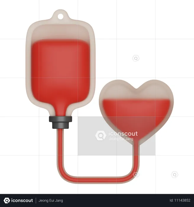 Doação de sangue  3D Icon