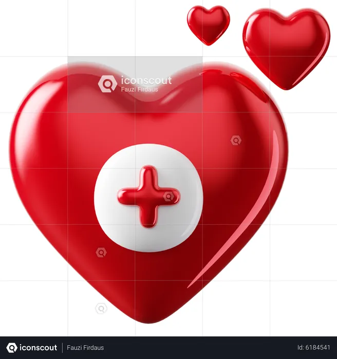 Doação de sangue  3D Icon