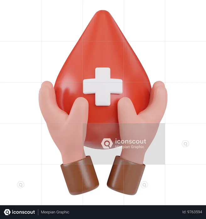 Doar sangue  3D Icon