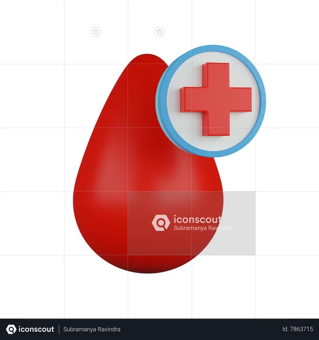 Doar sangue  3D Icon