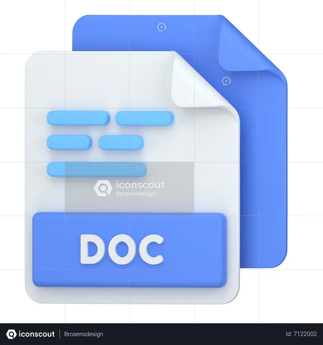 DOC  3D Icon