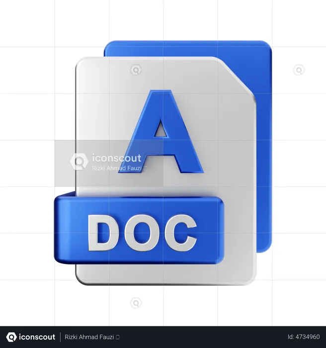 DOC File  3D Illustration
