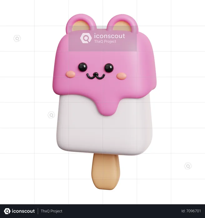 Doce de sorvete  3D Icon
