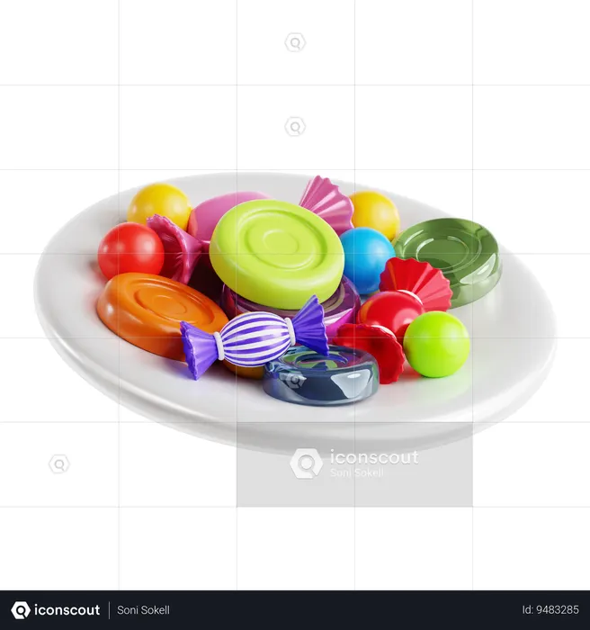 Doces  3D Icon