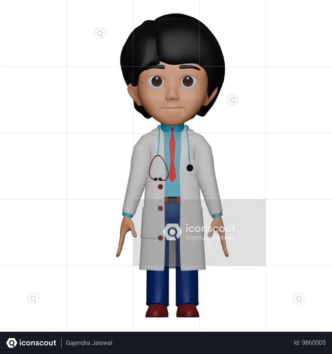 Docter  3D Icon