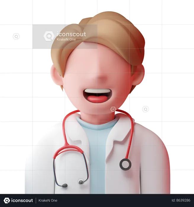 Médecin  3D Icon