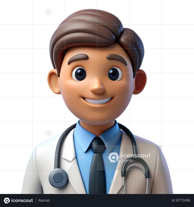 Médecin  3D Icon