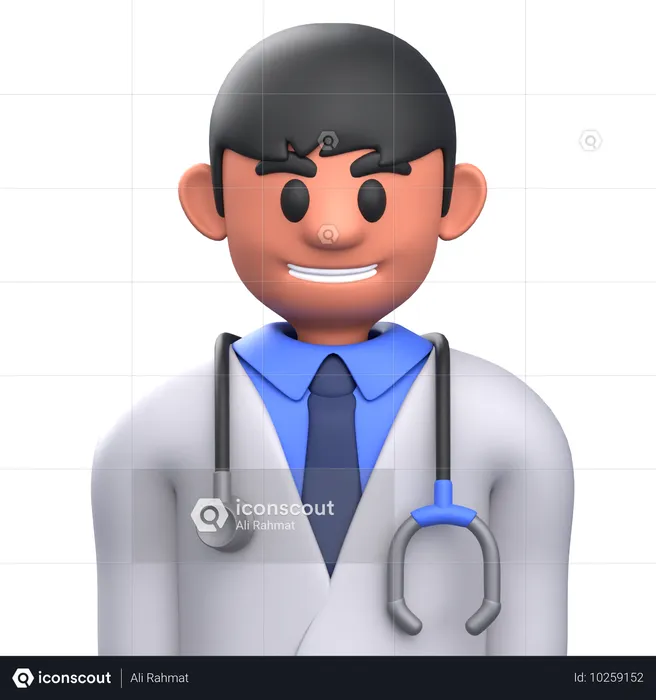 Médecin  3D Icon