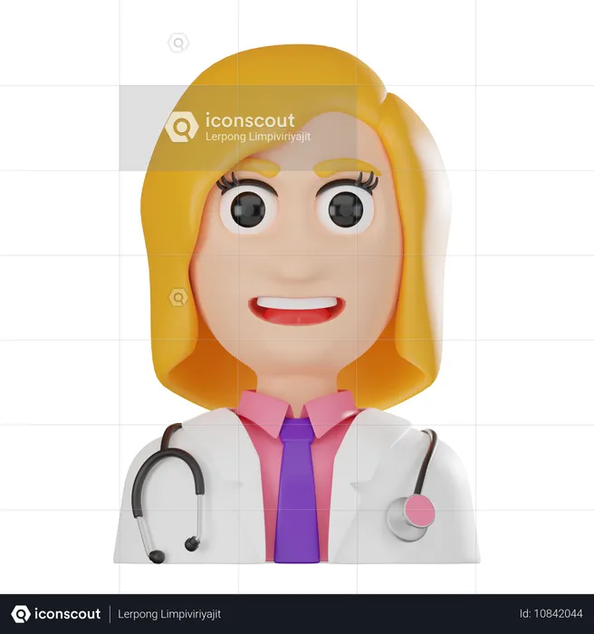 Médecin  3D Icon