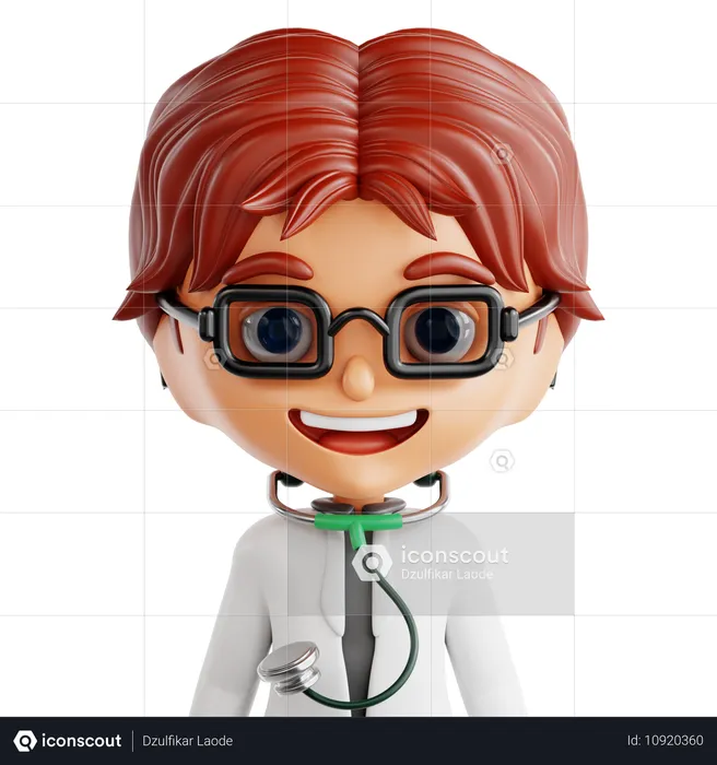 Médecin  3D Icon