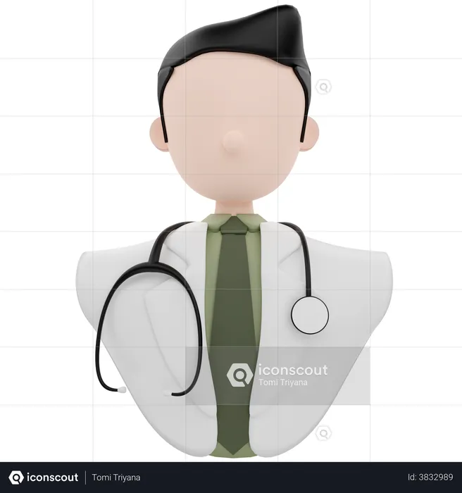 Médecin  3D Icon