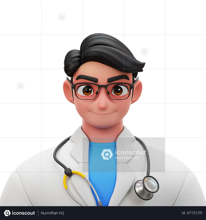 Médecin  3D Illustration