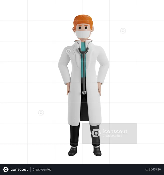 Doctor  3D Illustration