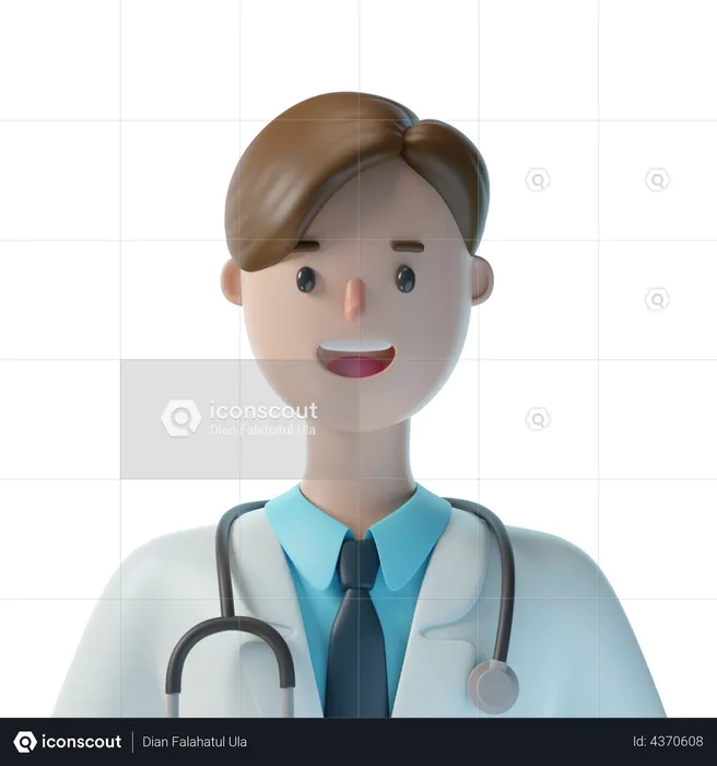 Doctor  3D Illustration