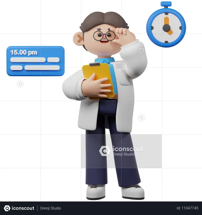 Doctor Appointment  3D Illustration