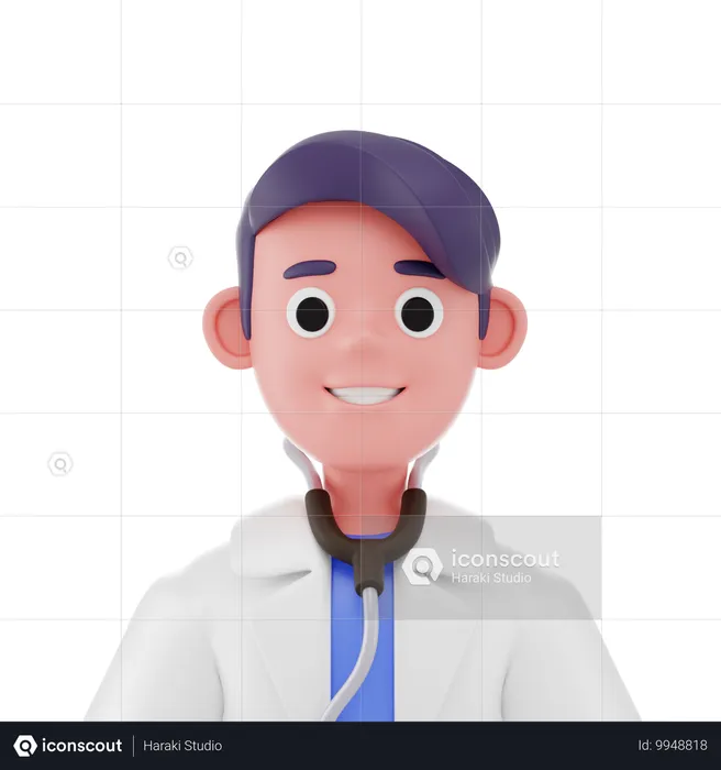 Doctor hombre  3D Icon