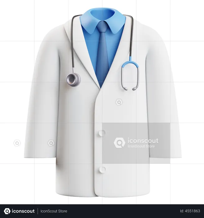 Doctor Uniform  3D Icon
