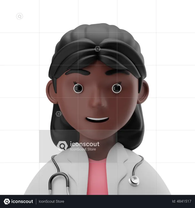 Doctor Women  3D Icon