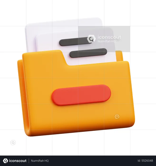 Document  3D Icon