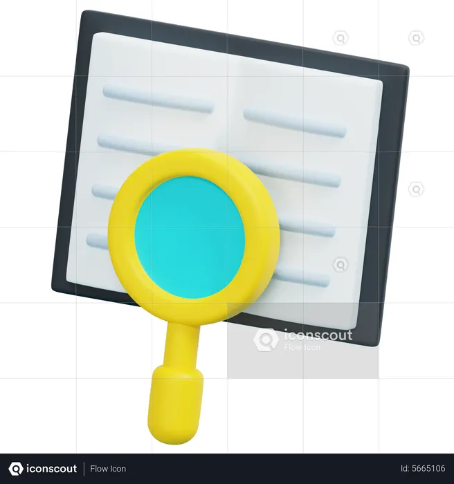 Document Analysis  3D Icon