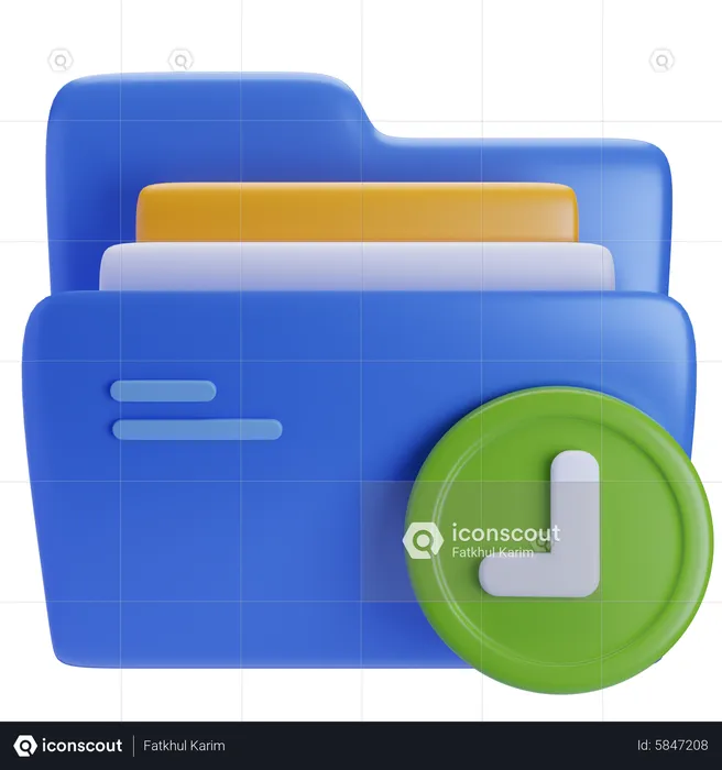 Document history  3D Icon
