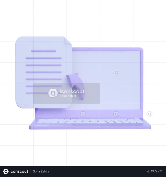 Document Replay  3D Icon