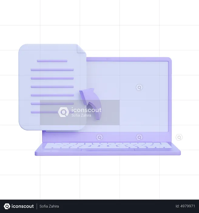 Document Replay  3D Icon