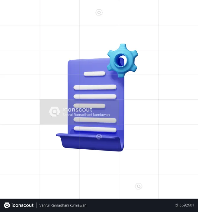 Paramètre de document  3D Icon