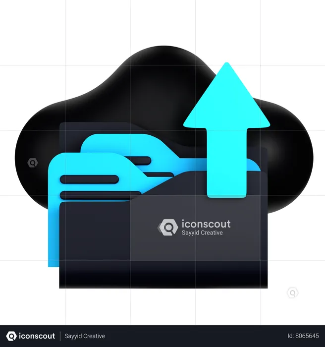 Document Upload  3D Icon
