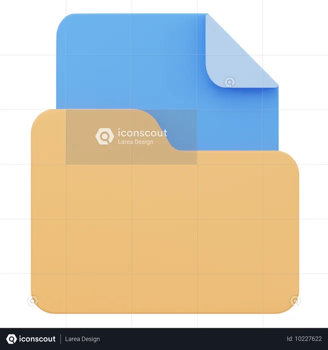 Documento  3D Icon
