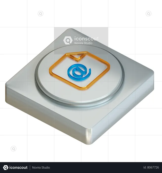 Documento de correio  3D Icon