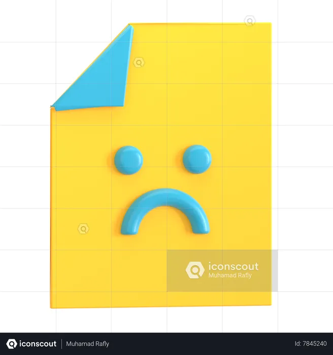Documento vacío  3D Icon
